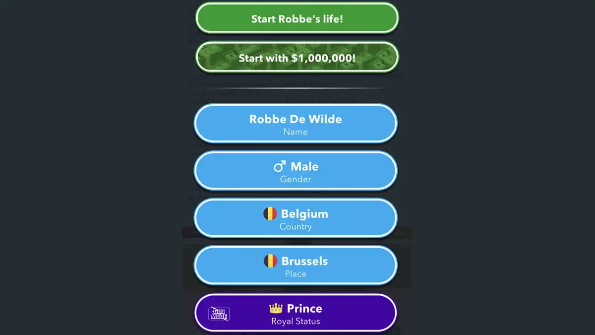 All countries with royalty in BitLife