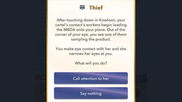 BitLife supply run thief