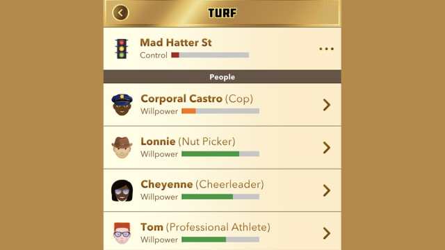 BitLife turf menu