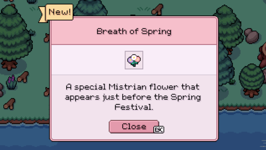 How to get Breath of Spring in Fields of Mistria