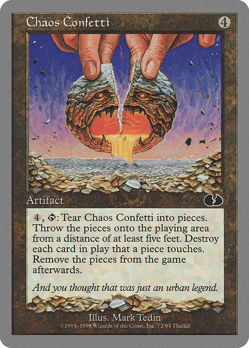 Chaos confetti MTG