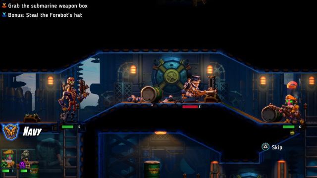 characters flanking in steamworld hesit 2