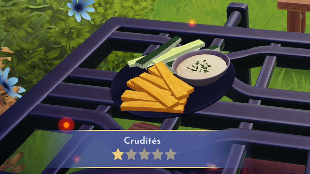 Crudités in Disney Dreamlight Valley