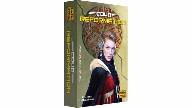 Coup Reformation board game for ten players