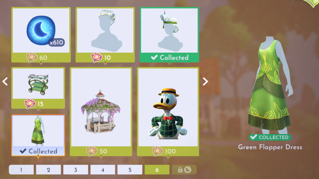 All Dapper Delights Star Path rewards in Disney Dreamlight Valley