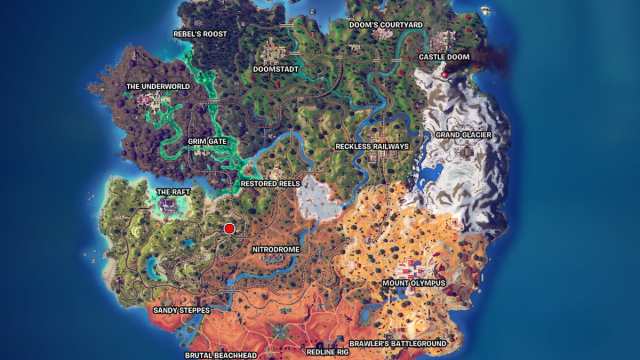 Fortnite Captain Jones map location