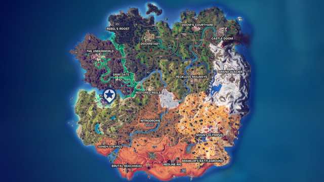 Fortnite Gwenpool map location