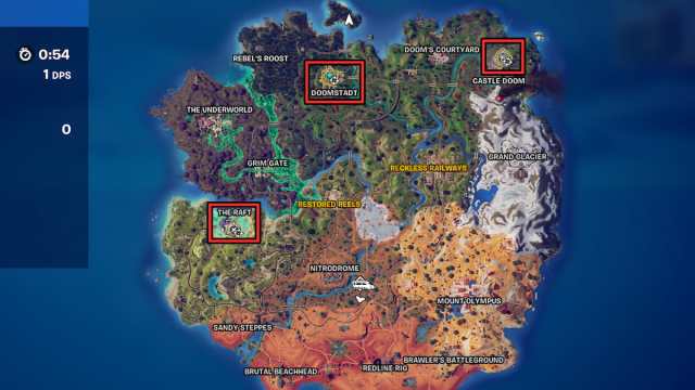 Fortnite Medallion map locations