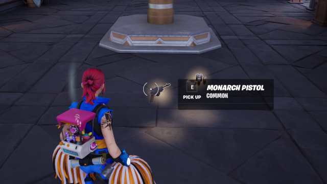 Fortnite Monarch Pistol on the floor