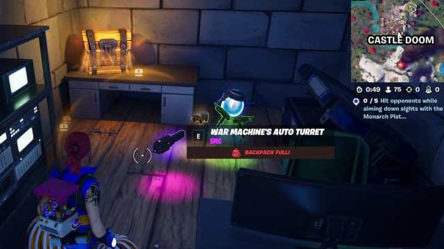 Fortnite War Machine Auto Turret chest item