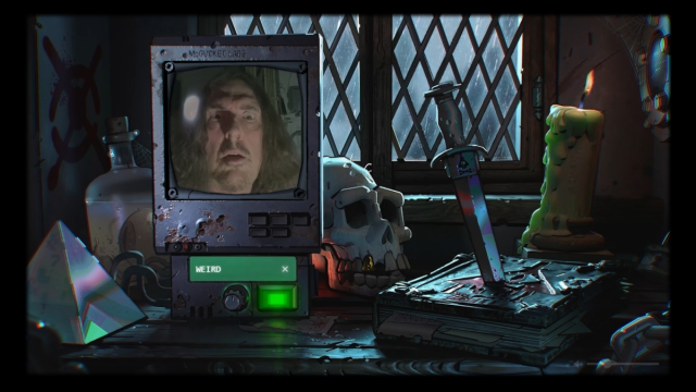 Weird Al Yankovic makes an appearance on the Gravity Falls thisisnotawebsitedotcom.com website