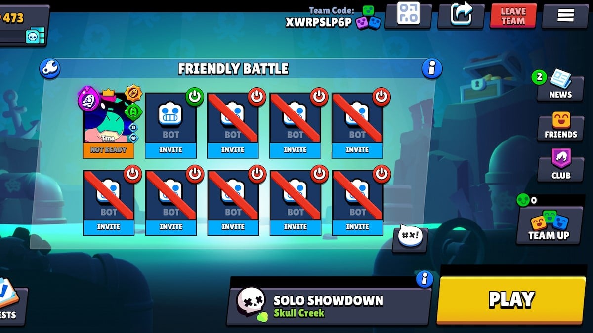 Friendly Battle in Brawl Stars