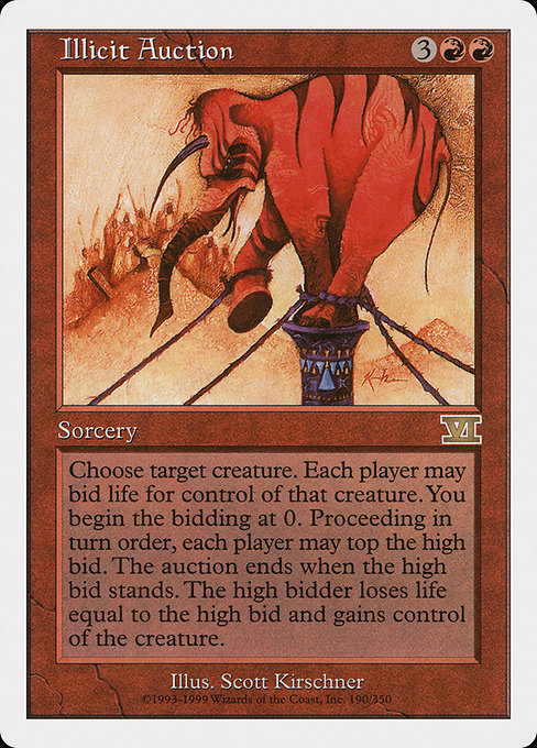 Illicit Auction MTG card art