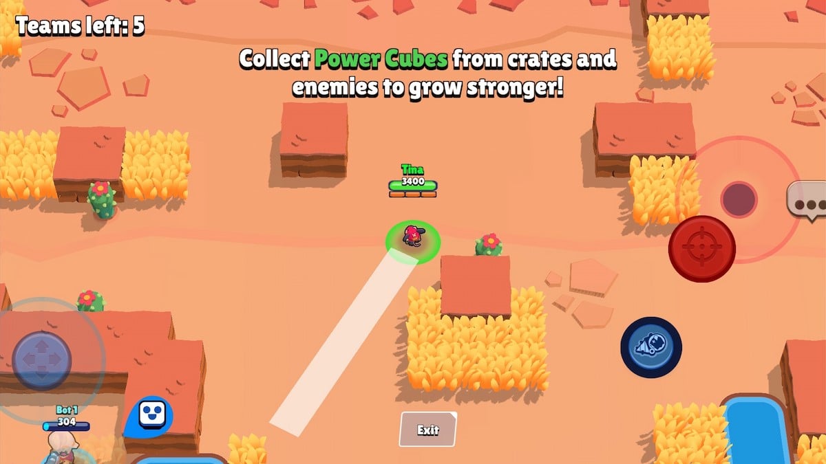 Playing as Moe in Brawl Stars