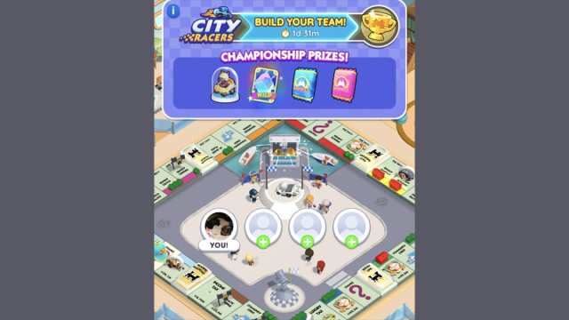 Monopoly GO City Racers sticker pack rewards