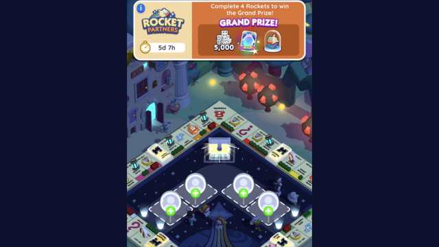 Monopoly GO: All Rocket Partners rewards and milestones