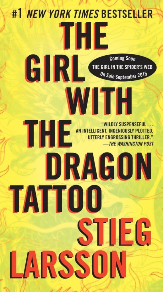 Book cover “The Girl with the Dragon Tattoo”