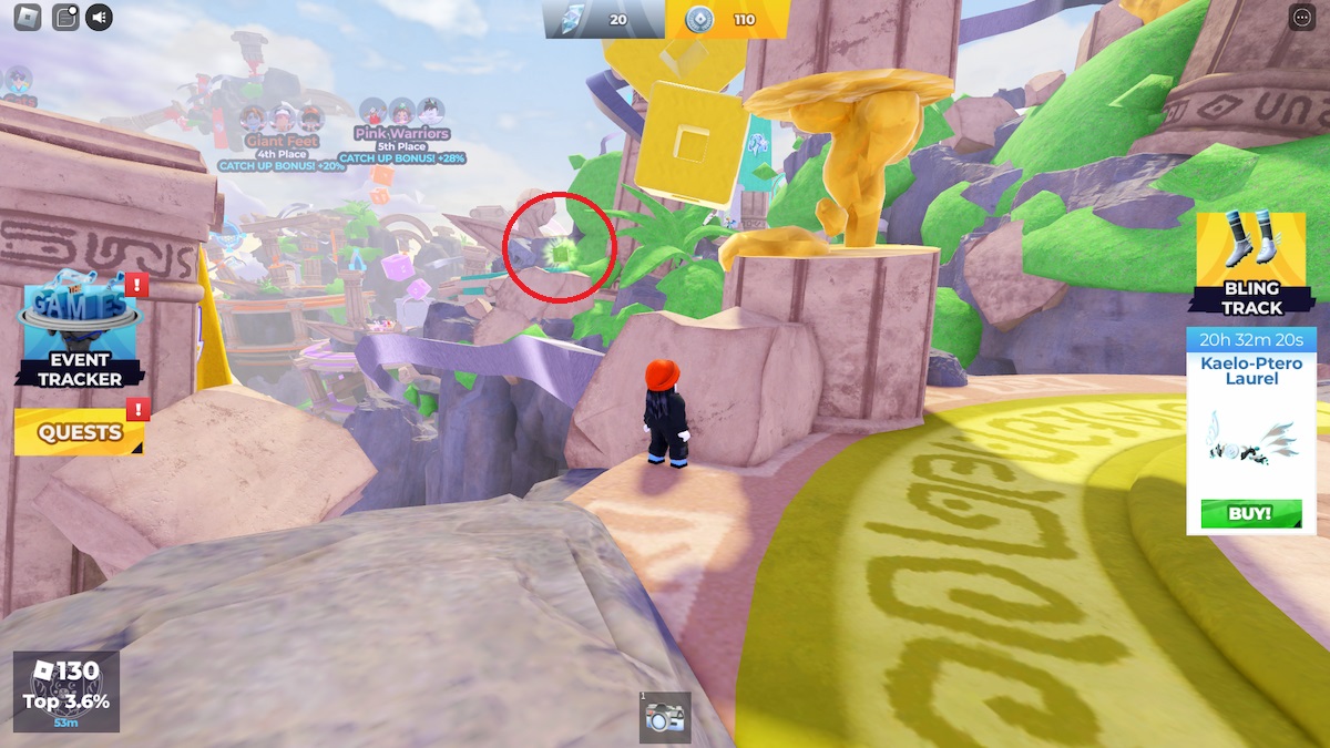 All Logo Tilt locations in Roblox The Games event Hidden Treasure quest