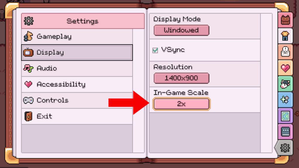 How to change keybinds and other useful settings in Fields of Mistria