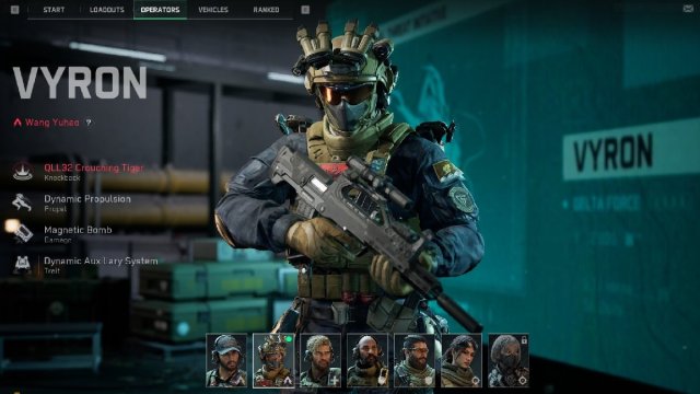 All Delta Force: Hawk Ops Operators, including classes and abilities