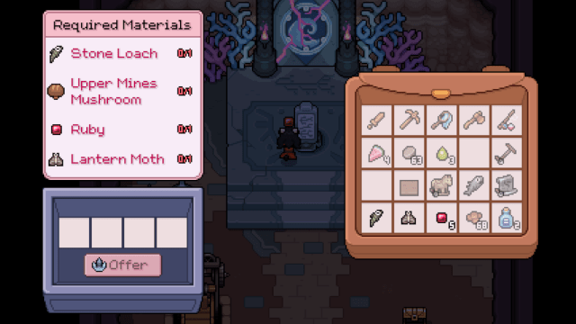 The items you'll need to give in order to unlock the Water Seal in Fields of Mistria