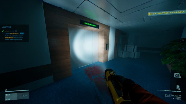 Elevator in Level Zero: Extraction