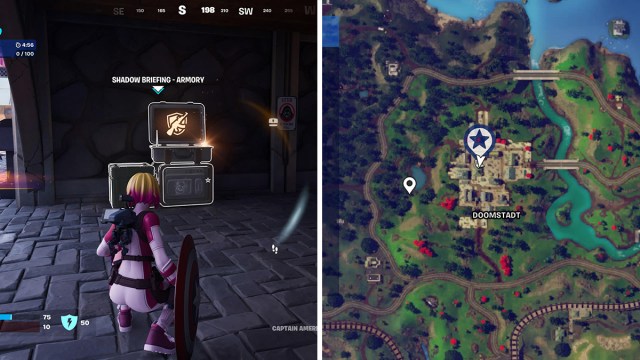 Where to find all Shadow Briefing Armory stations in Fortnite, locations and map