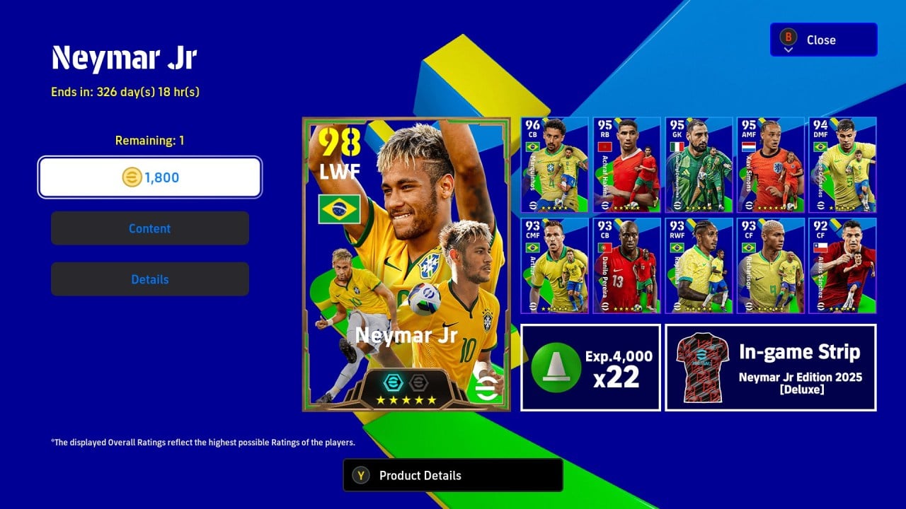 eFootball 2025 Lionel Messi vs Neymar Deluxe bundle Destructoid