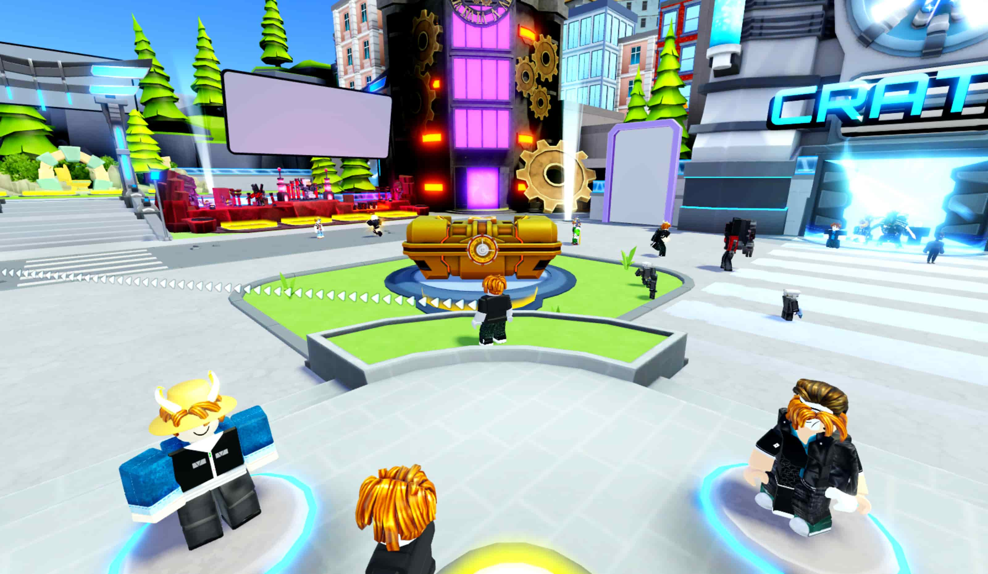 A screenshot of Clock Crate Skibidi Tower Defense.