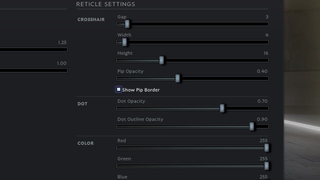 Deadlock Crosshair Settings