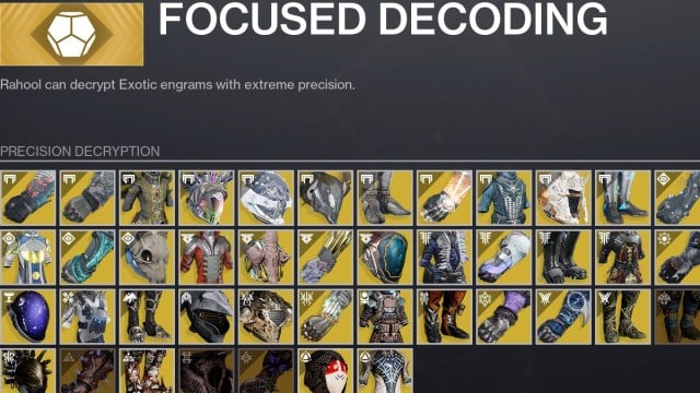 Destiny 2 Focused Decoding Master Rahool