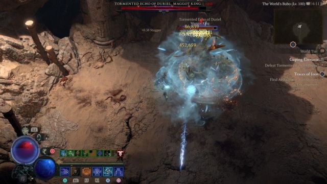 Diablo 4 Duriel fight