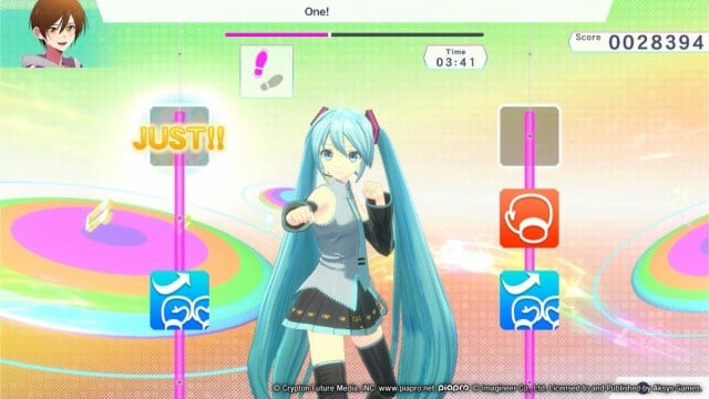 Fitness Boxing Hatsune Miku game gives you a good sweat.