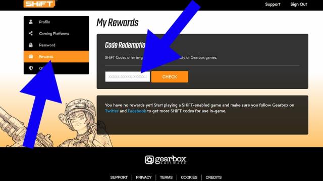 How to redeem codes in Borderlands The Pre-Sequel