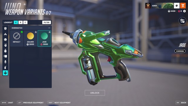 Overwatch 2 Jade weapon skin