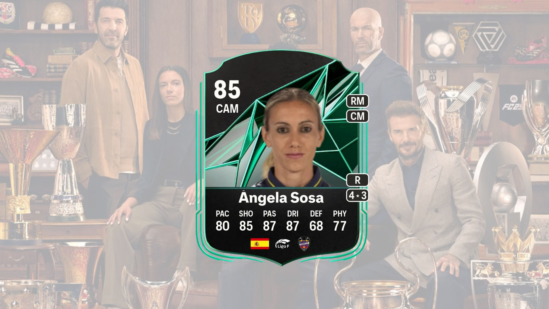 An image of Angela Sosa Squad Foundations SBC in EA FC 25