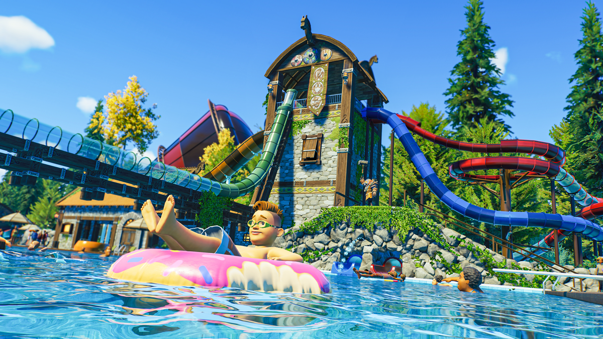 Planet Coaster 2 ingresa a la zona de chapoteo con la incorporación de parques acuáticos