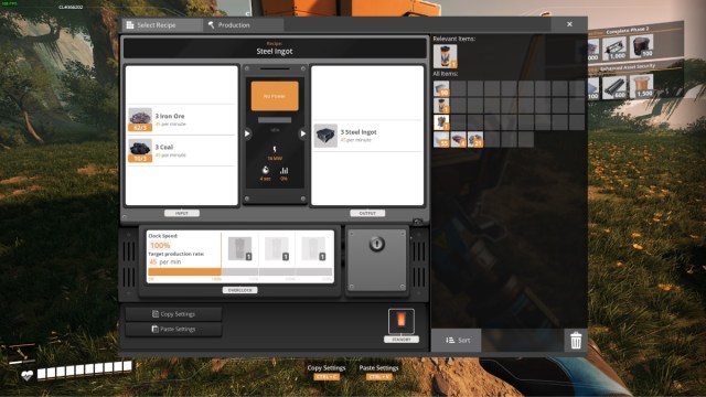 How to unlock Steel in Satisfactory 1.0 & use it to make Ingots