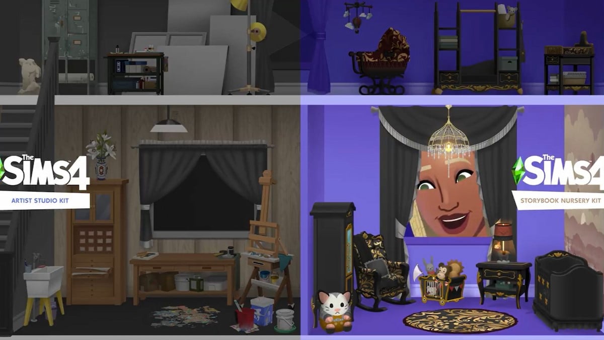 The Sims 4 Storybook Nursery and Artist Studio Kits release date and Build Mode features