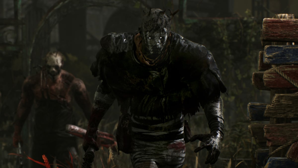 An image of The Wraith and The Trapper in Dead by Daylight.