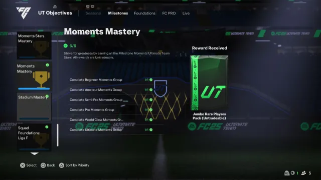 ¿Cómo realizar el Moments Glitch en EA FC 25?