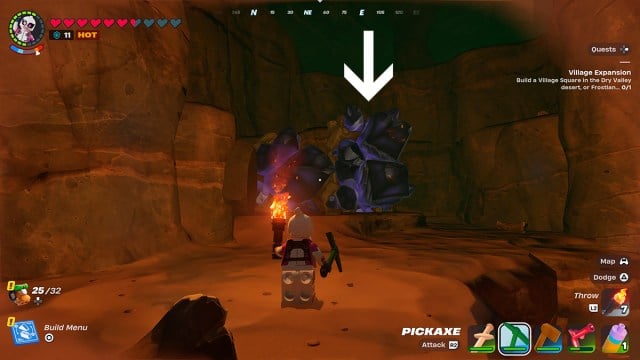 Cómo conseguir obsidiana en LEGO Fortnite