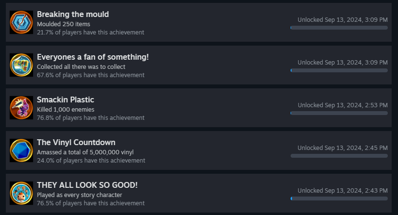 Funko Fusion STeam achievements screenshot