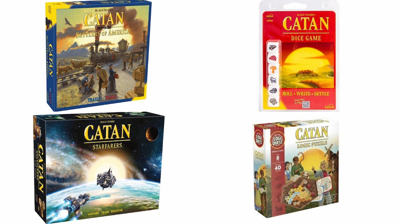 Todos los juegos de Catan clasificados para tu comodidad