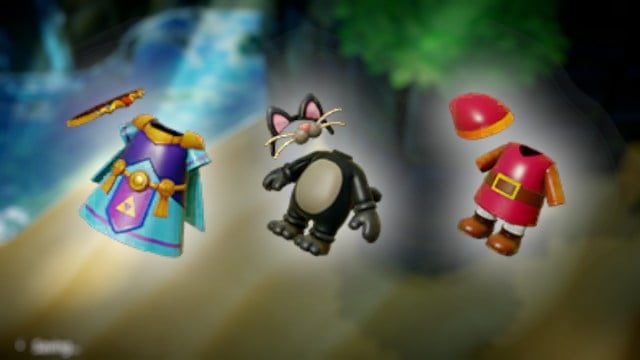 Outfits gained by using amiibos in Zelda: Echoes of Wisdom