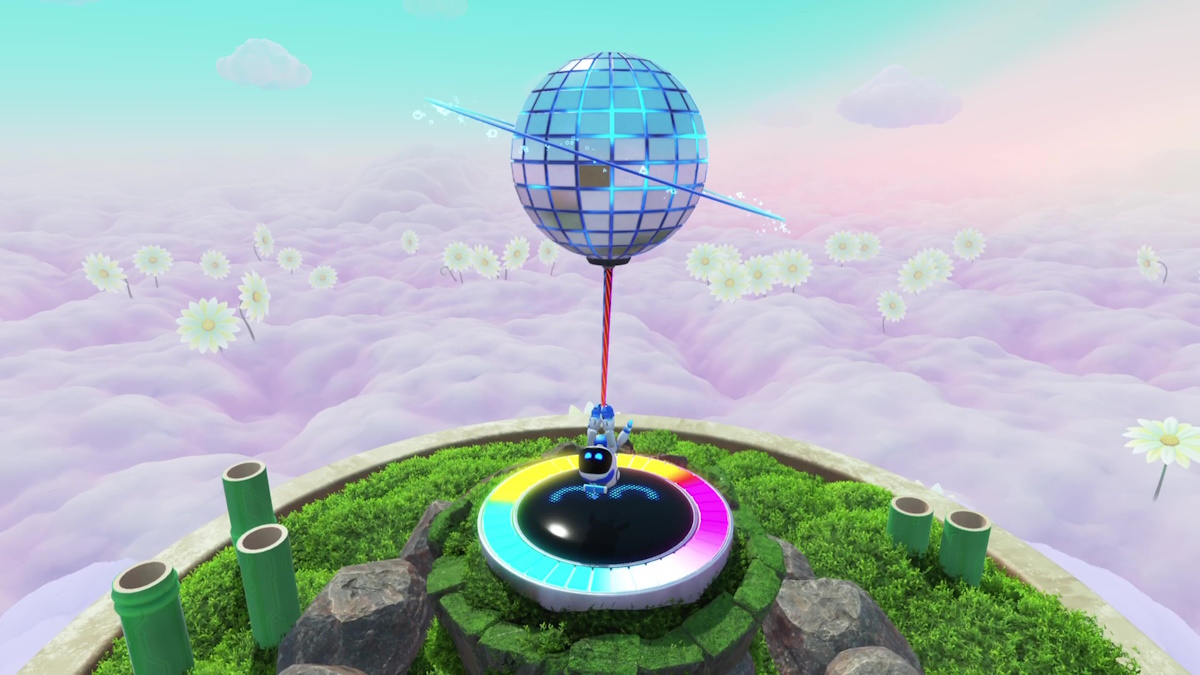 astro bot - balloon breeze lost galaxy exit unlock - disco ball found