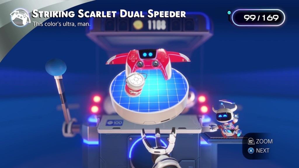 How to unlock the Dual Speeder Garage and customize your flying controller in Astro Bot