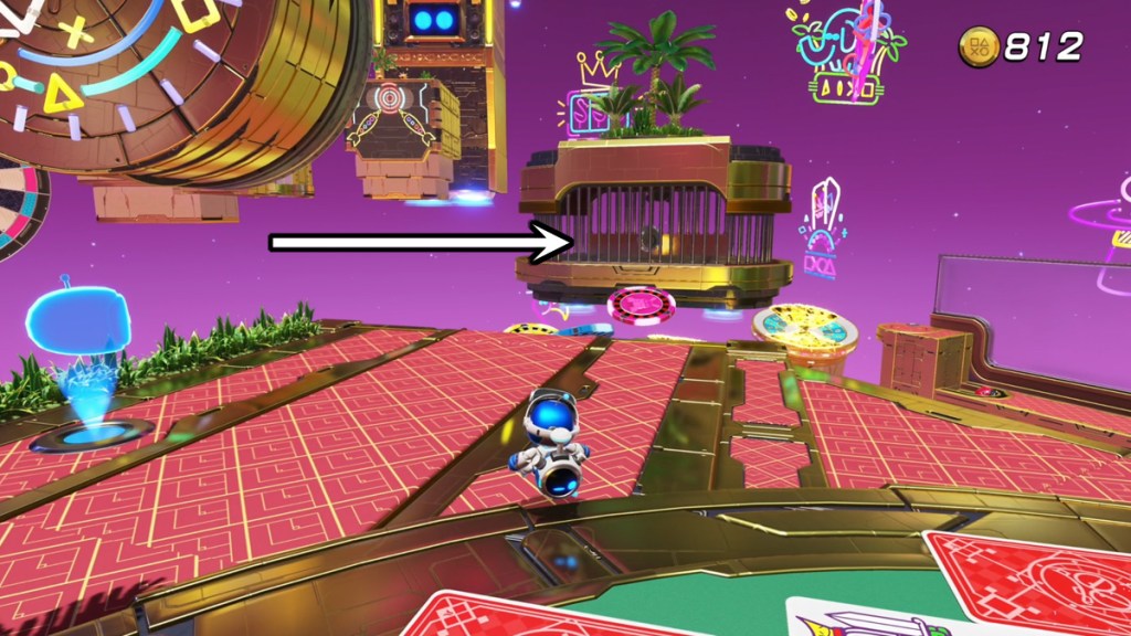 All Slo-Mo Casino collectibles in Astro Bot