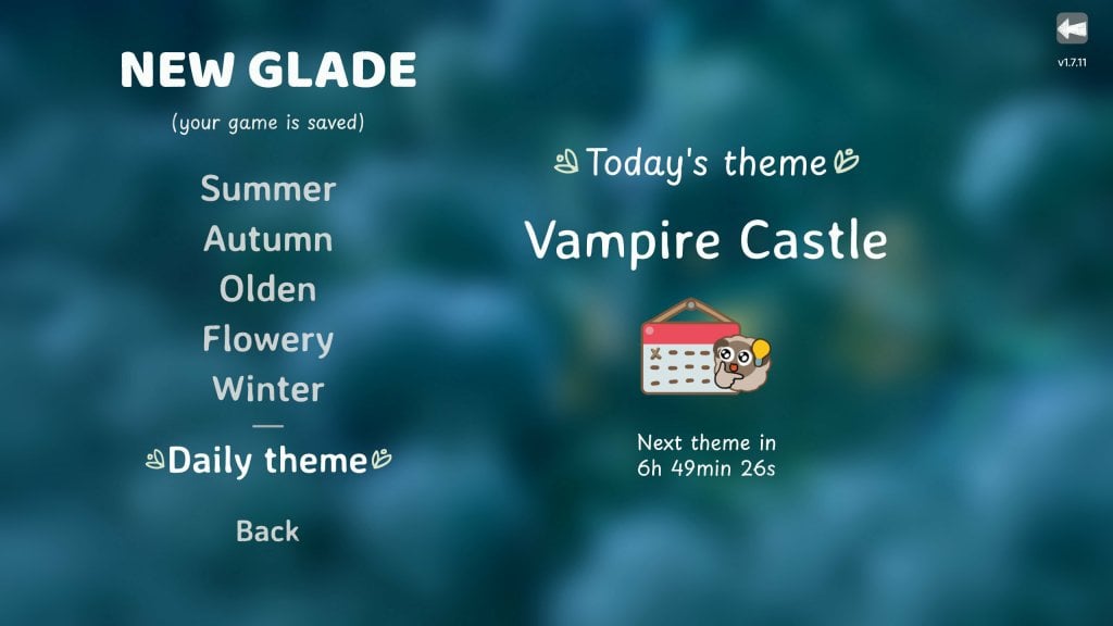 Cozy hit Tiny Glade will feature daily theme prompts when it releases on September 23