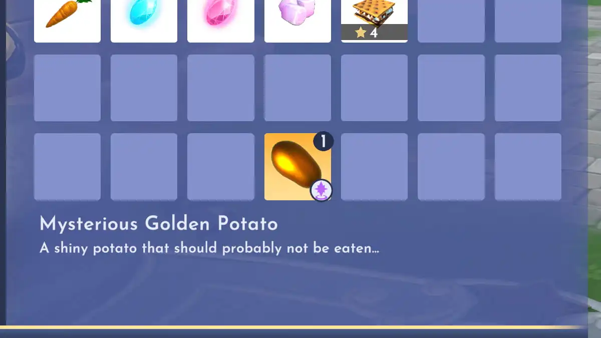 Disney Dreamlight Valley golden potato